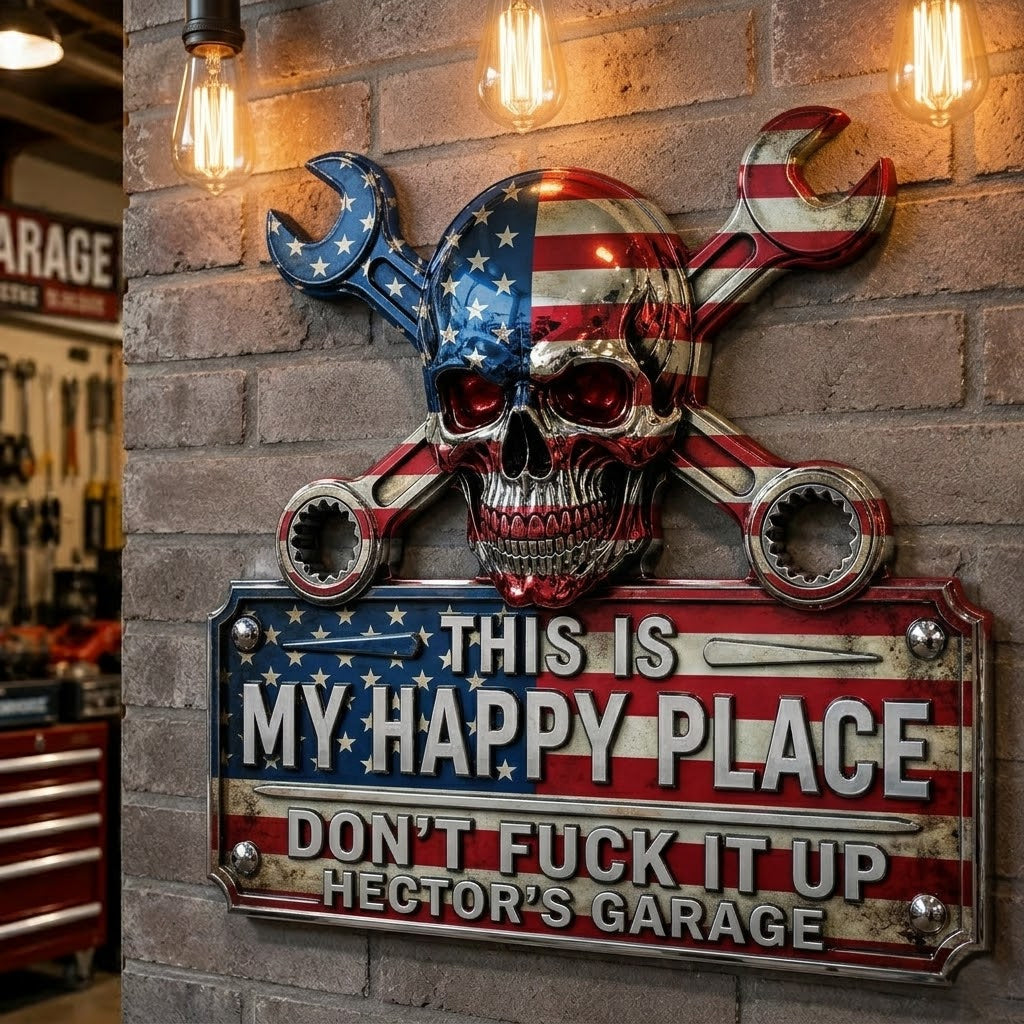 Don't Mess This Up - Personalized Mechanic Cut Metal Sign