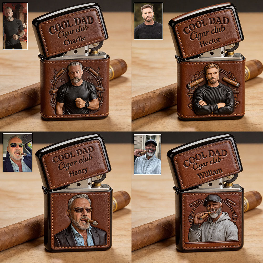 Custom Any Photo - Personalized Father Lighter