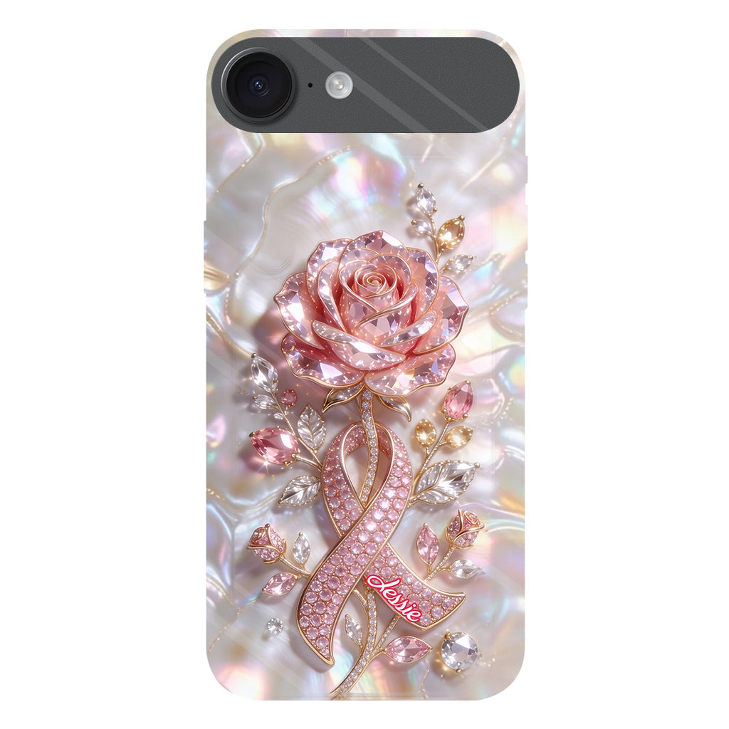 Faith Hope Love - Personalized Breast Cancer Awareness Full Print Phone Case