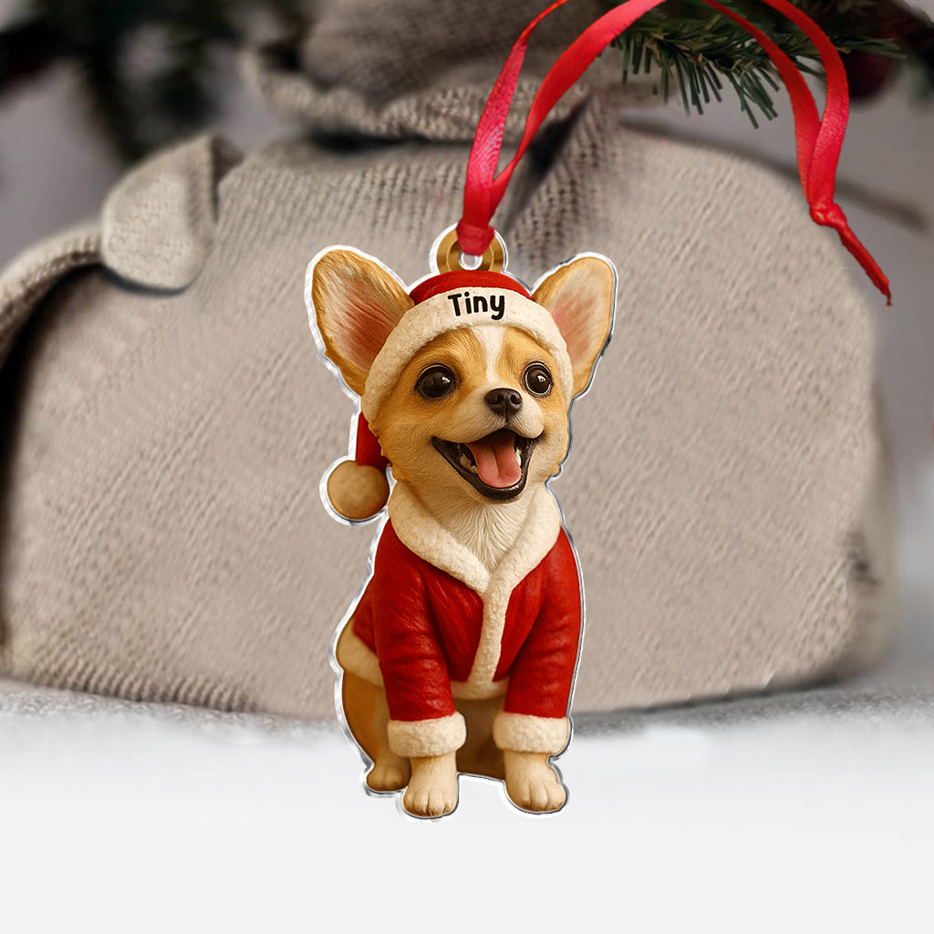Furry And Bright - Personalized French Bulldog Dog Custom Made 3D Minifigure Ornament