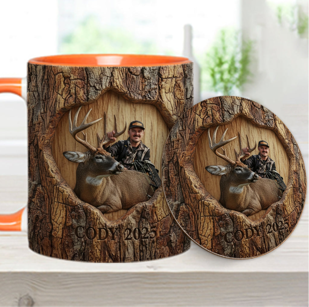 Custom From Any Photo - Personalized Hunting Accent Mug & Coaster