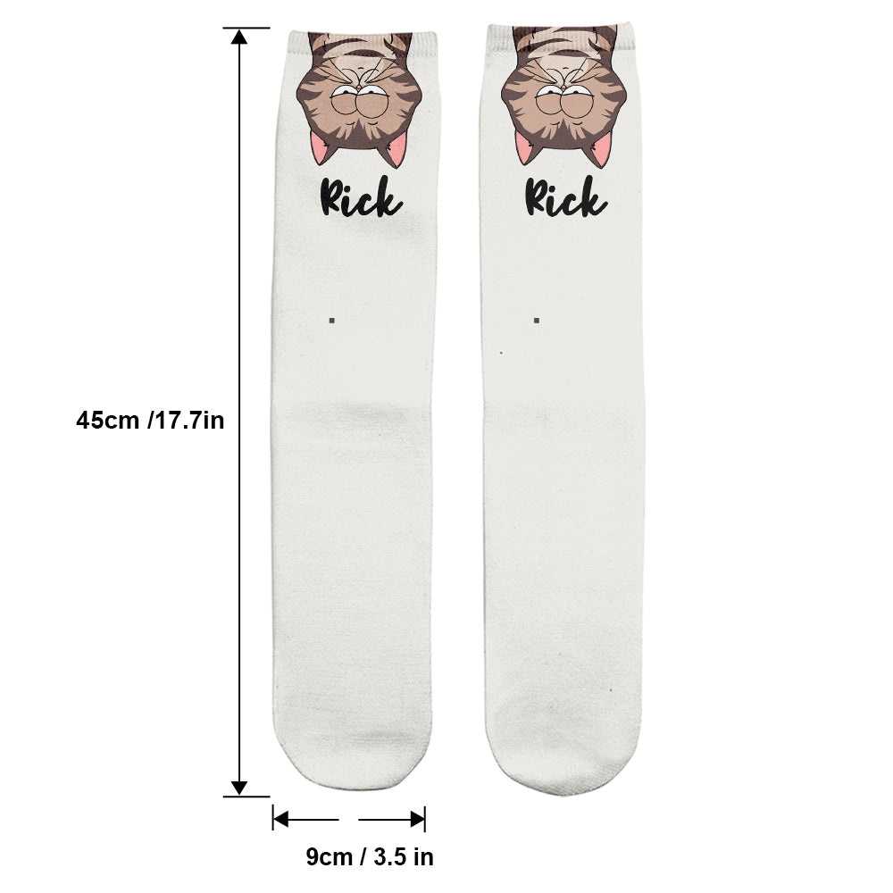 Cat Dog Socks For Pet Lovers - Personalized Dog Socks