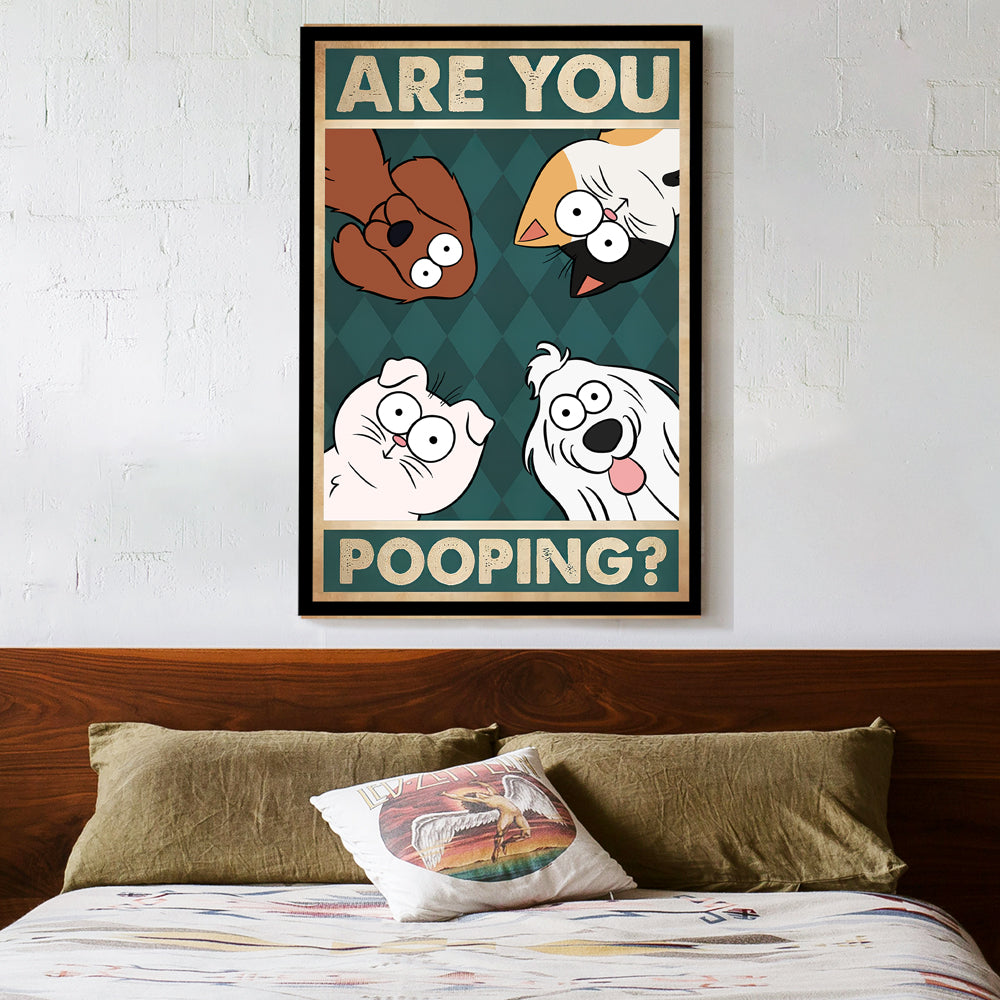Personalized Funny Cats and Dogs Poster – Ideal Gift for Cat and Dog Lovers