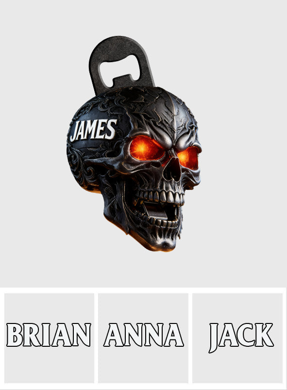 Cool Skull - Personalized Skull Bottle Opener