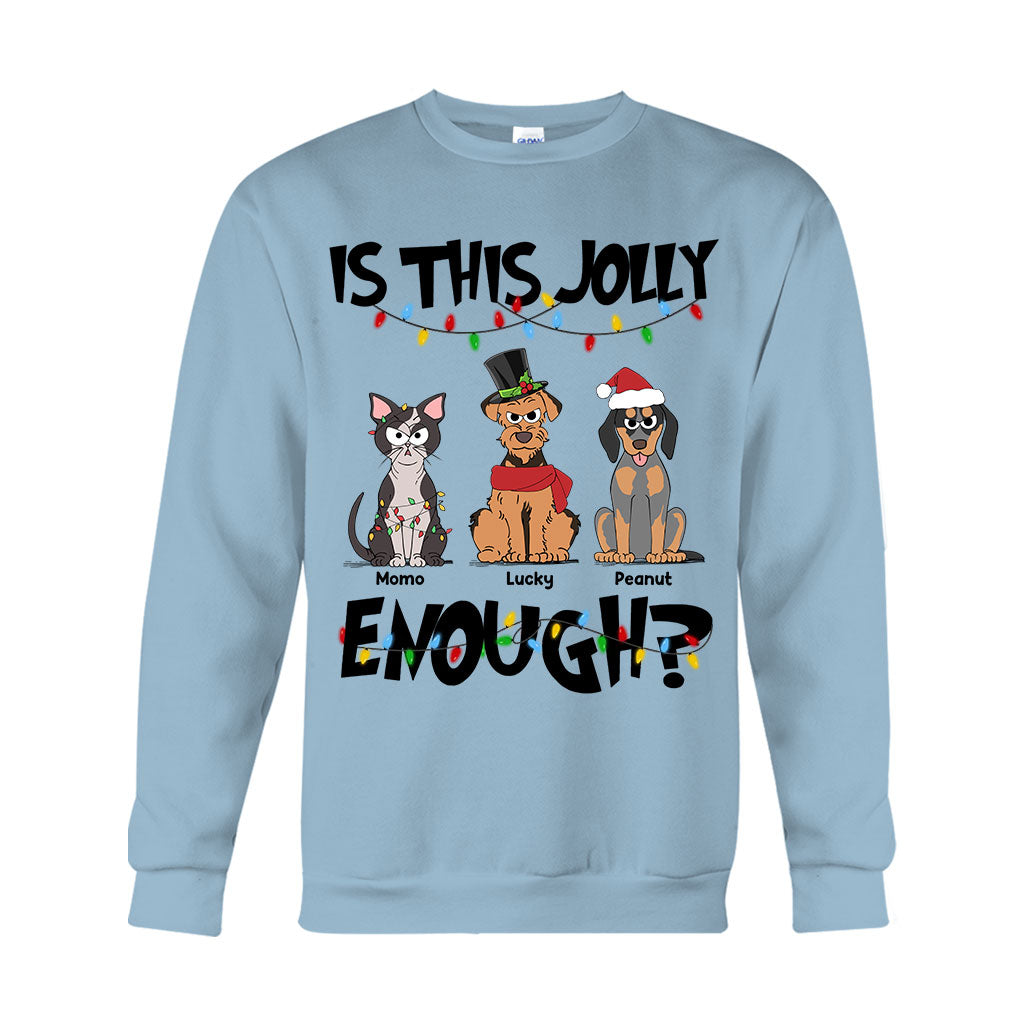 Is This Jolly Enough - Personalized Dog T-shirt And Hoodie