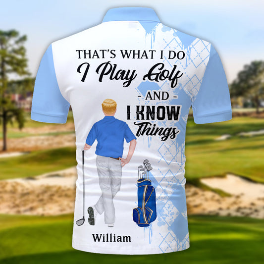 The Golf Course Is Calling And I Must Go - Personalized Golf Polo Shirt