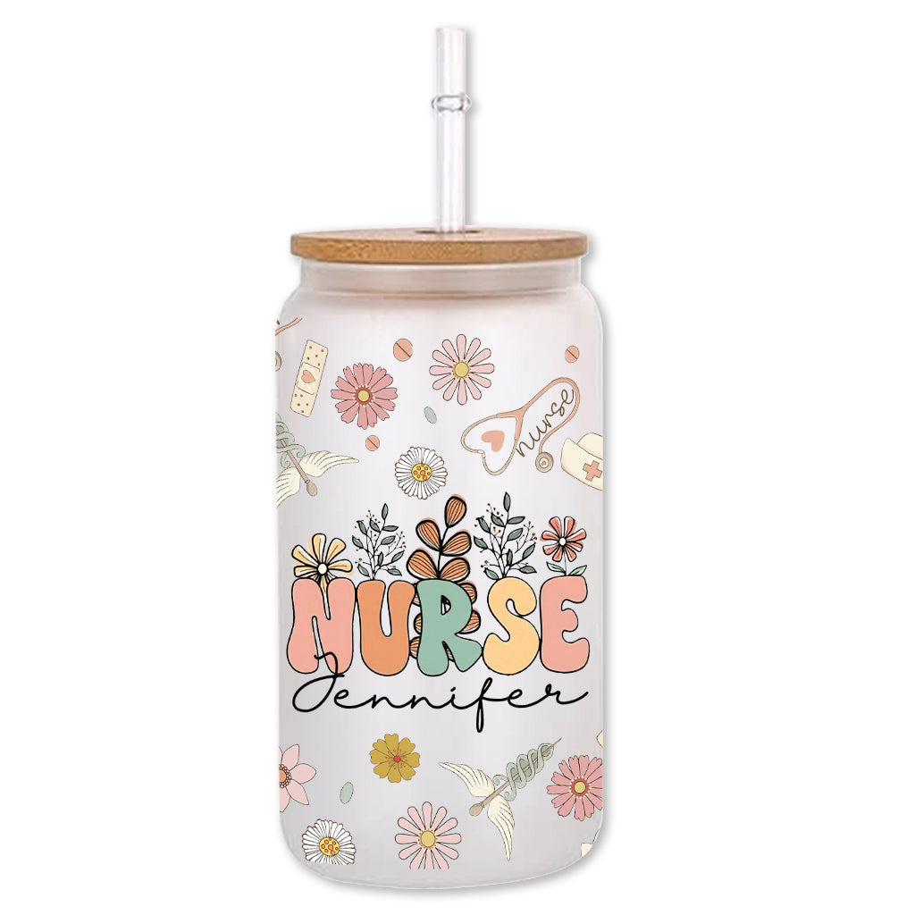 Nurse Life - Personalized Nurse Can Glass