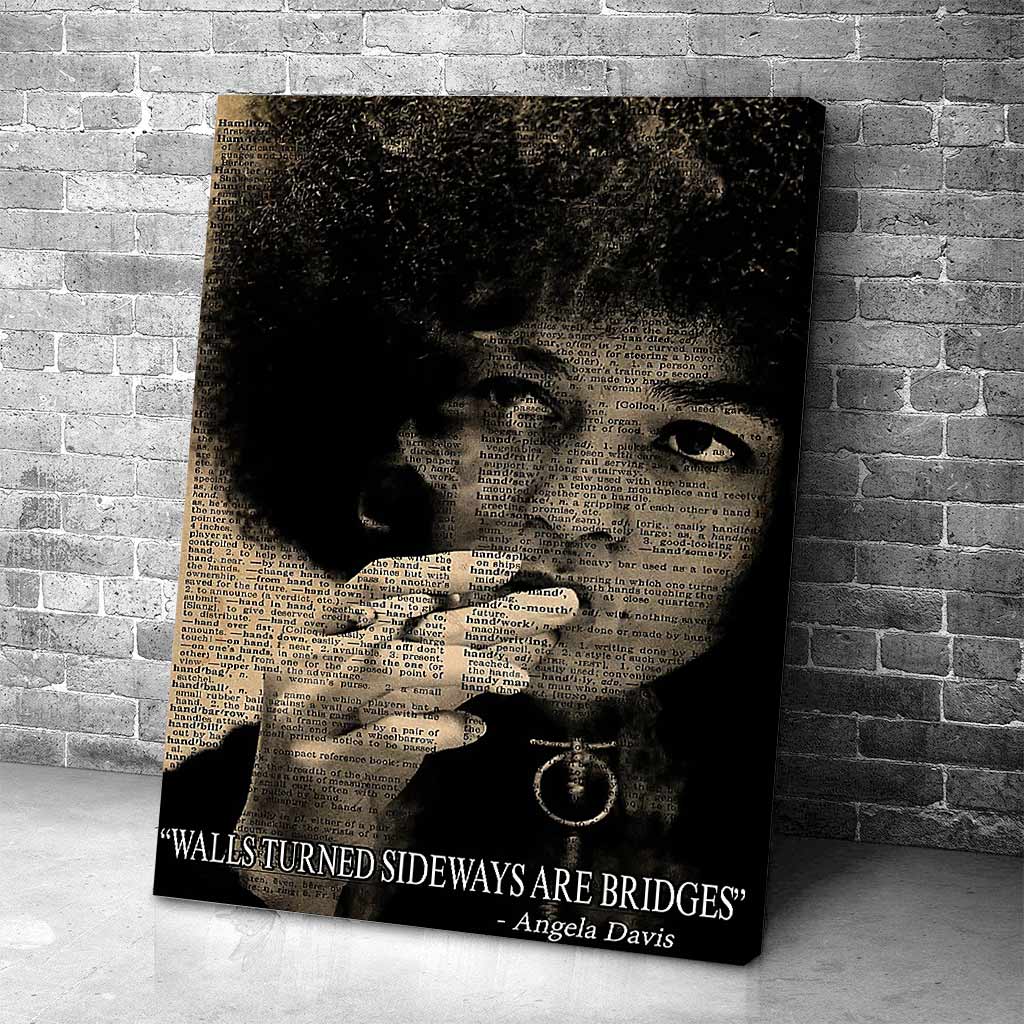 Walls Turned Sideways Are Bridges - African American Poster 1121