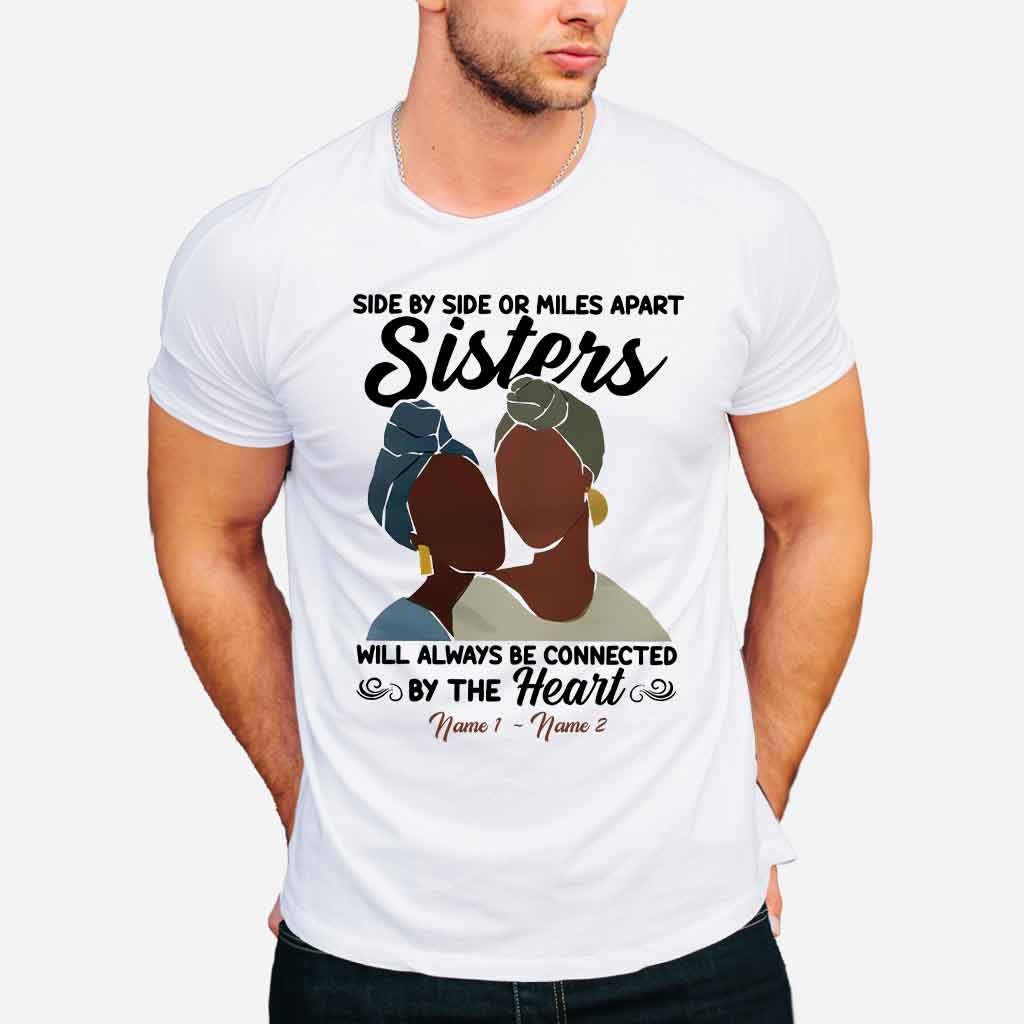 Sisters - Personalized African American T-shirt and Hoodie 1121