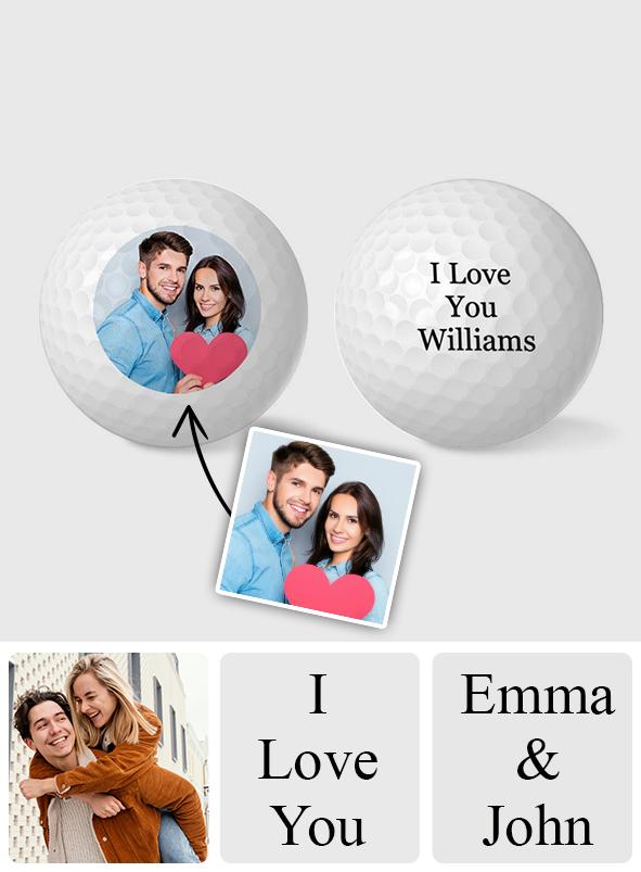 Any Picture - Golf gift for dad, him, boyfriend, husband, grandpa - Personalized Golf Ball