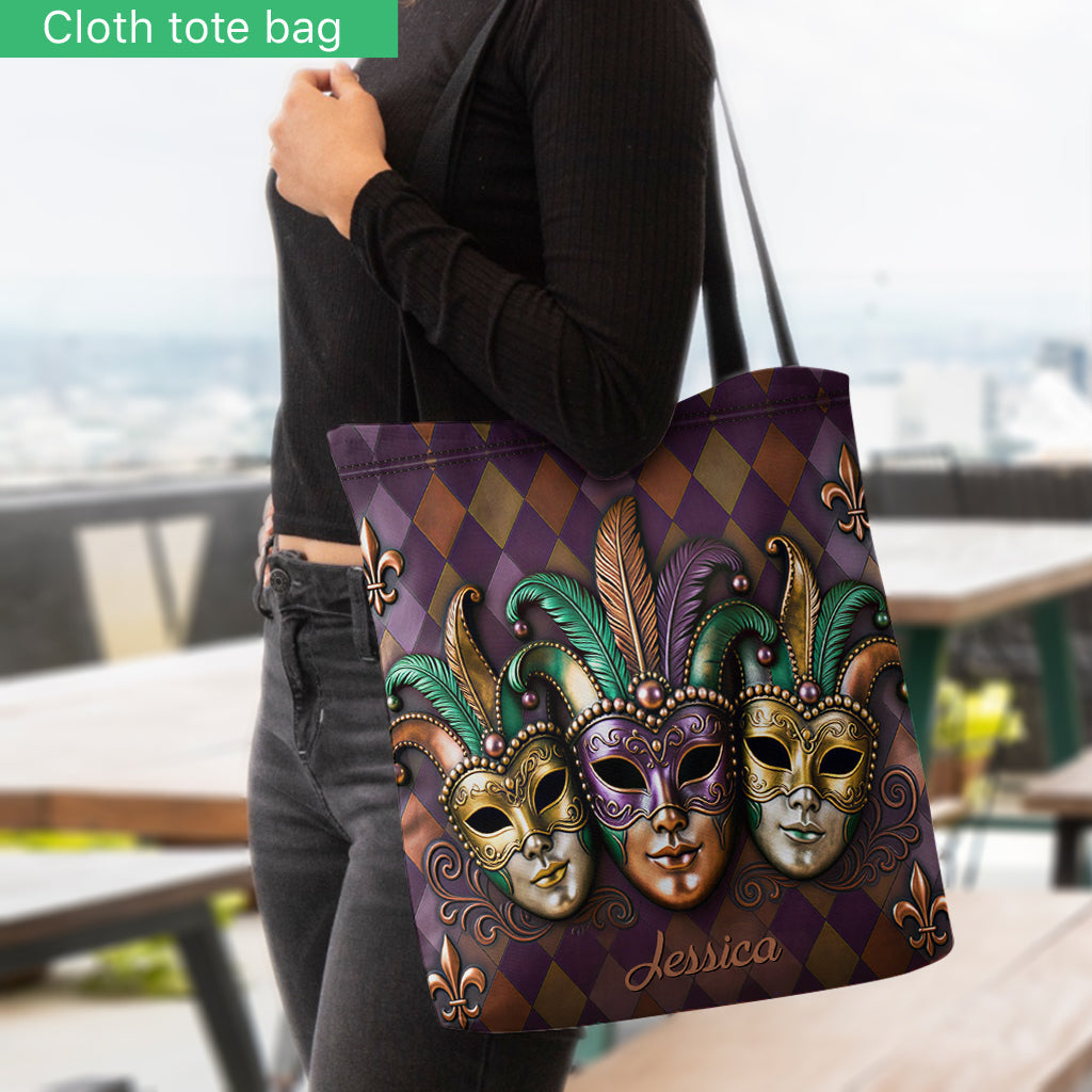 It's Mardi Gras Y'all - Personalized Mardi Gras Tote Bag