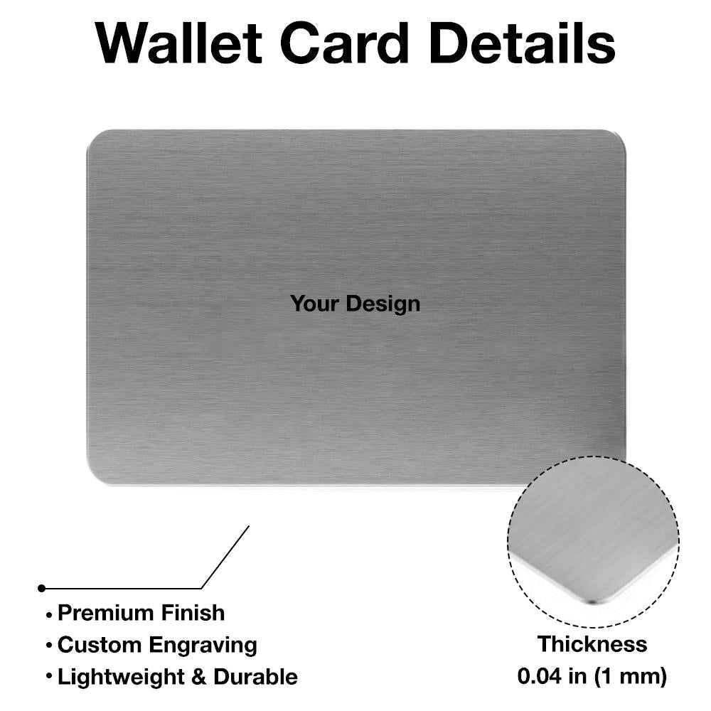 Custom Wallet Card – Forever Guardian Angel, A Special Gift for Remembering Loved Ones