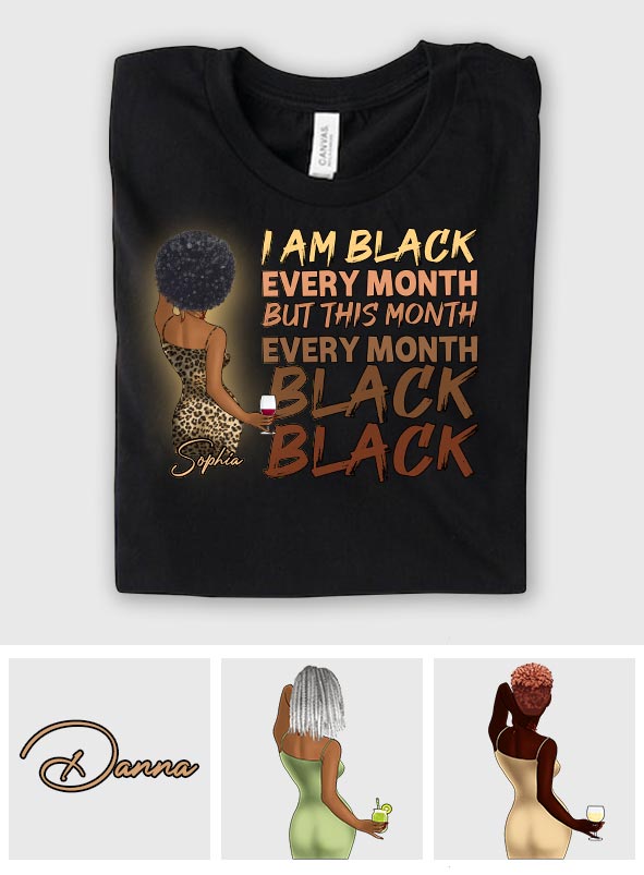 Blackity Black - Personalized African American T-shirt And Hoodie