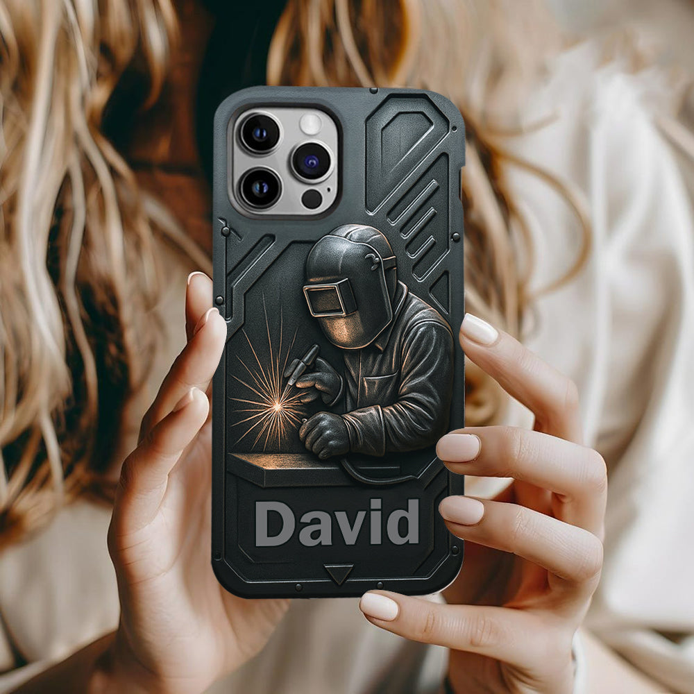 Cool Welder Men - Personalized Welder Full Print Phone Case