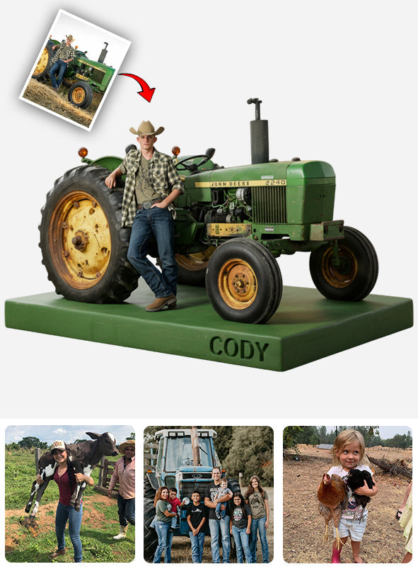 Custom From Any Photo - Personalized Farmer Custom Shaped Acrylic Plaque