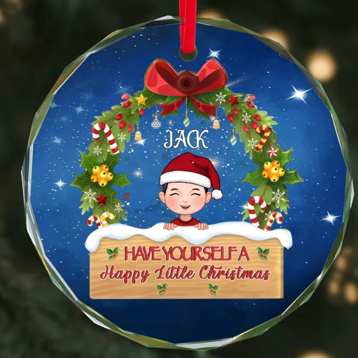 Have Yourself a Merry Christmas Personalized Ornament, Keychain, Plaque, Pillow, Sign - Custom Holiday Gift