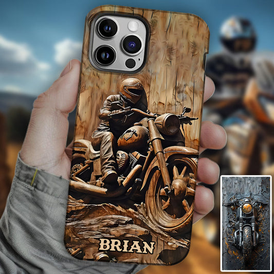 Biker - Personalized Biker Full Print Phone Case
