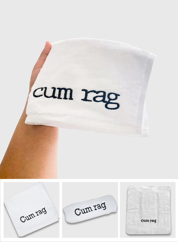 Cum Rag - Couple Embroidered Square Towel