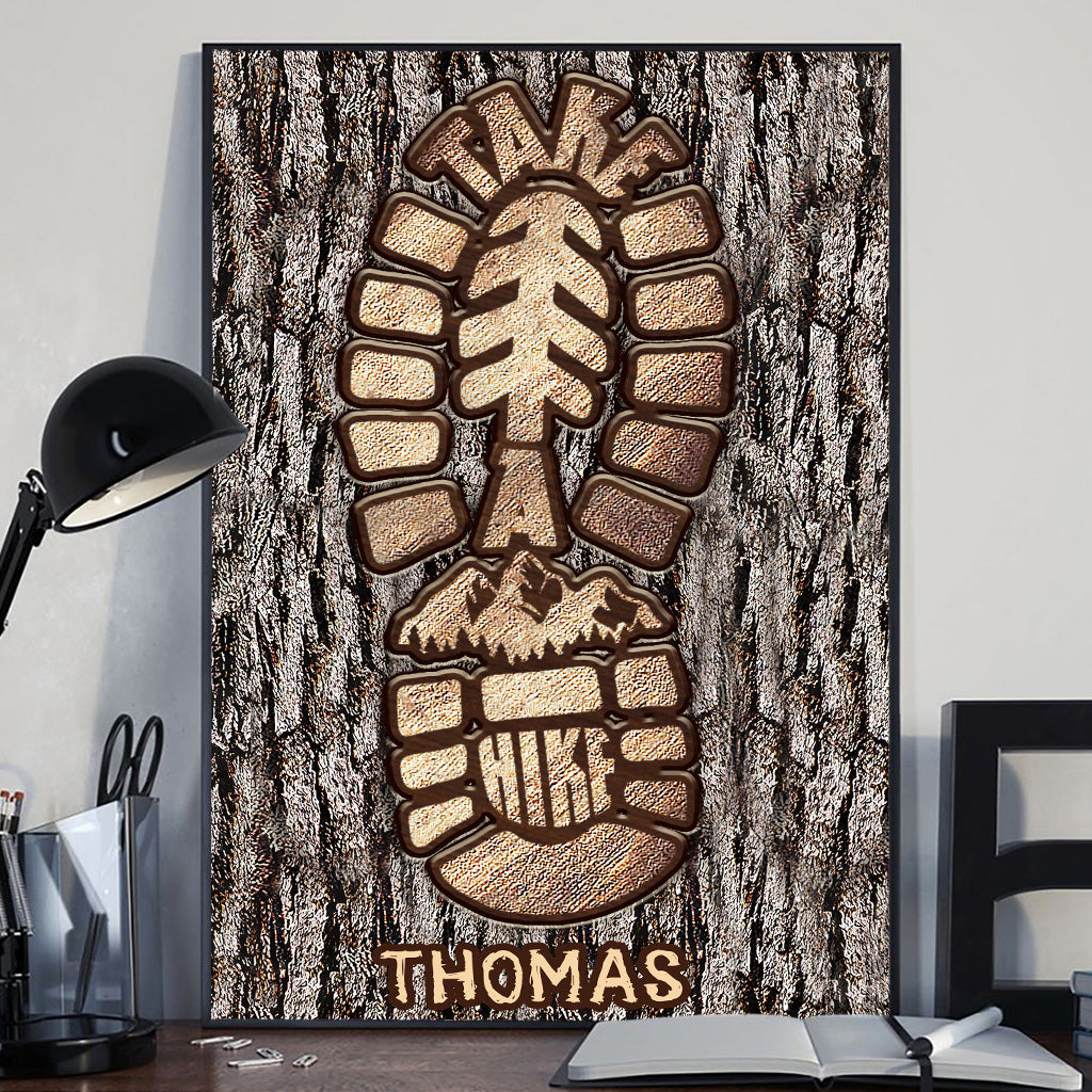 Take A Hike - Personalized Hiking Canvas And Poster