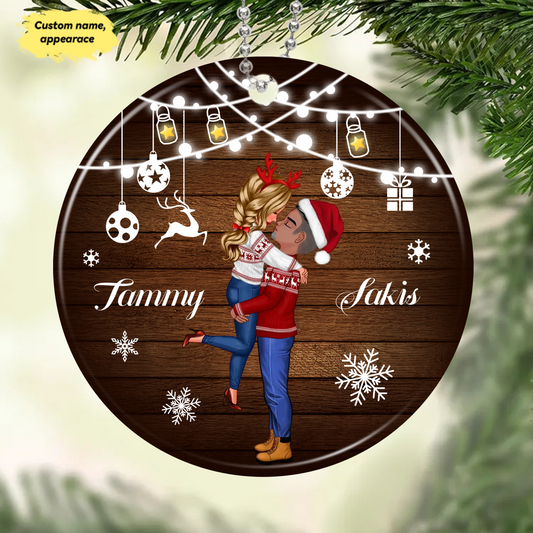 Christmas Tree Ornament By Occupation - Christmas Gift For Firefighter,Police,Nurse,Chef,Teacher,Flight,Military,Animal Control,Worker - Personalized Ceramic Ornament