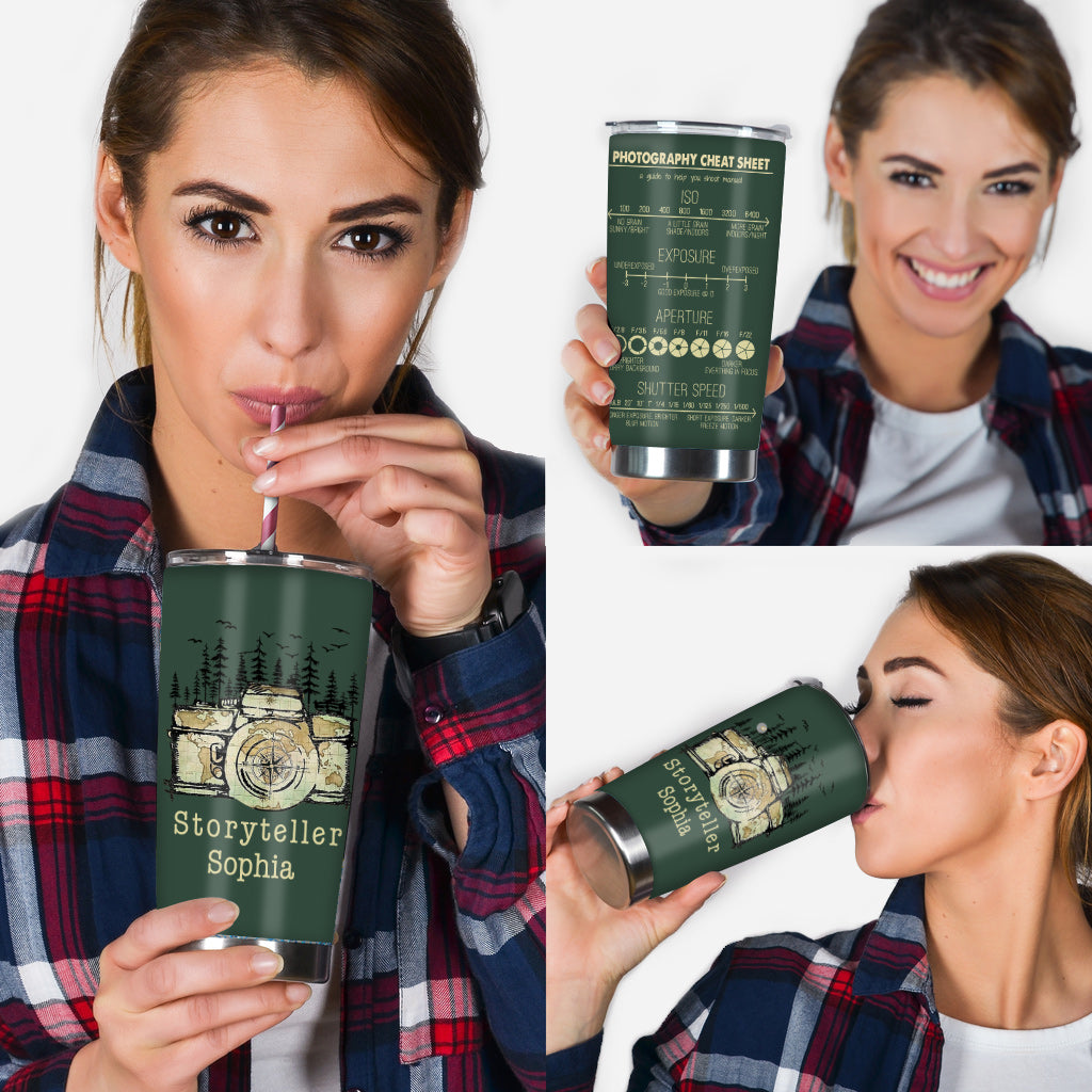 Storyteller - Personalized Photography Tumbler