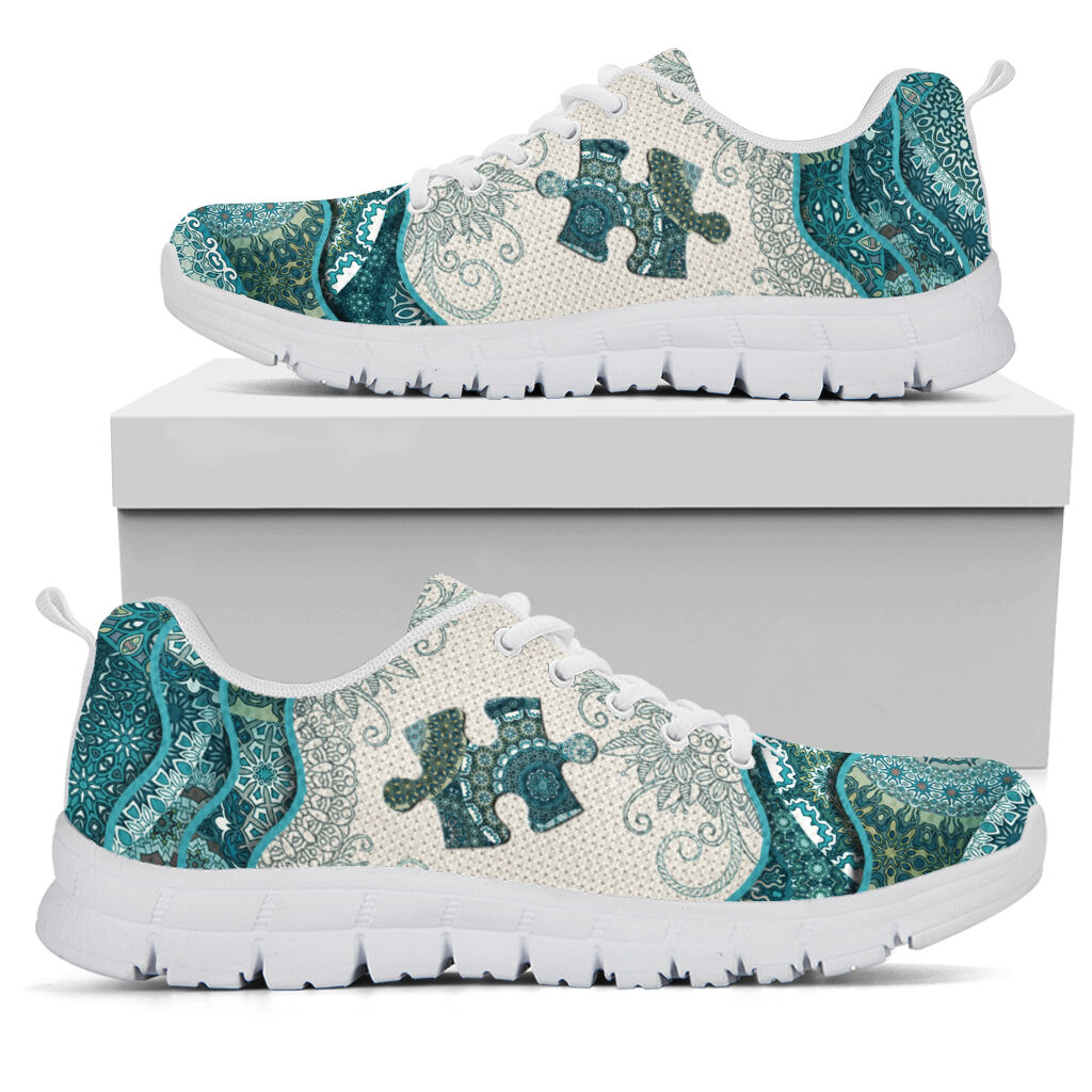 Mandala Sneaker Autism Awareness Sneakers 0622