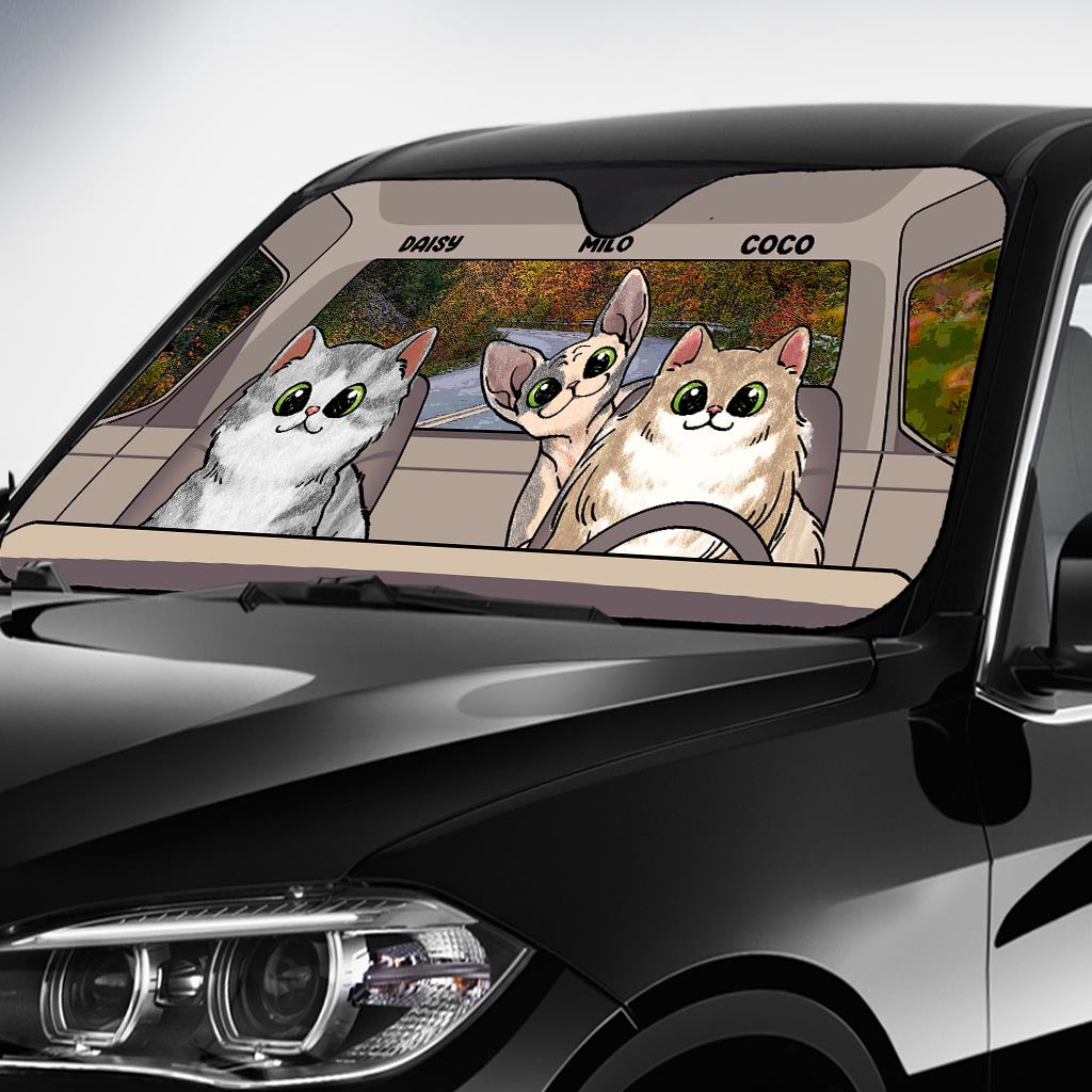 Lovely Paws - Personalized Dog Car Sunshade