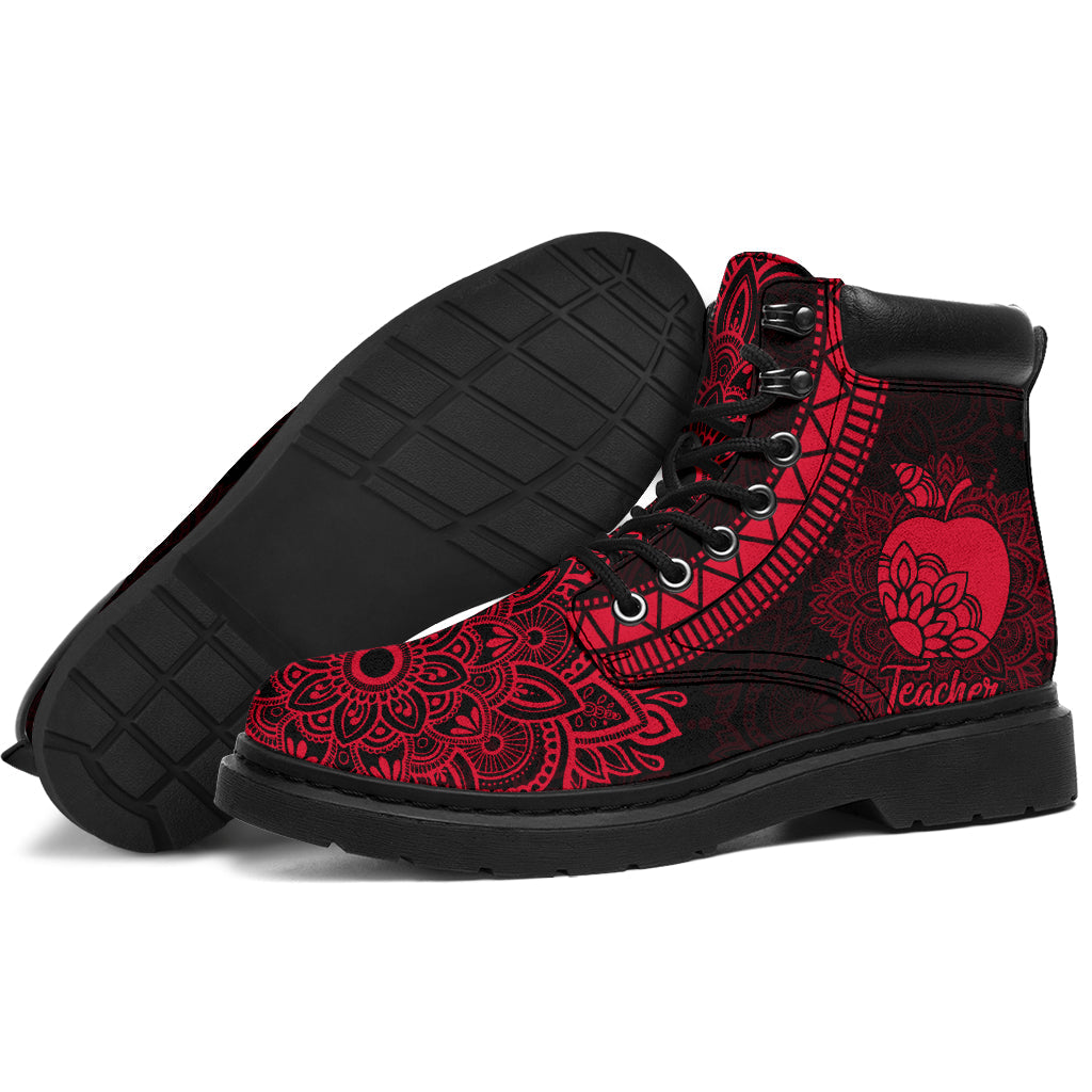 Teacher Mandala Apple Teacher All Season Boots 0622