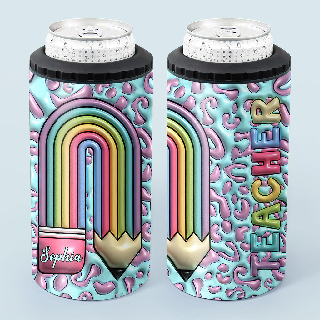 Teacher Life - Personalized Teacher Can Cooler