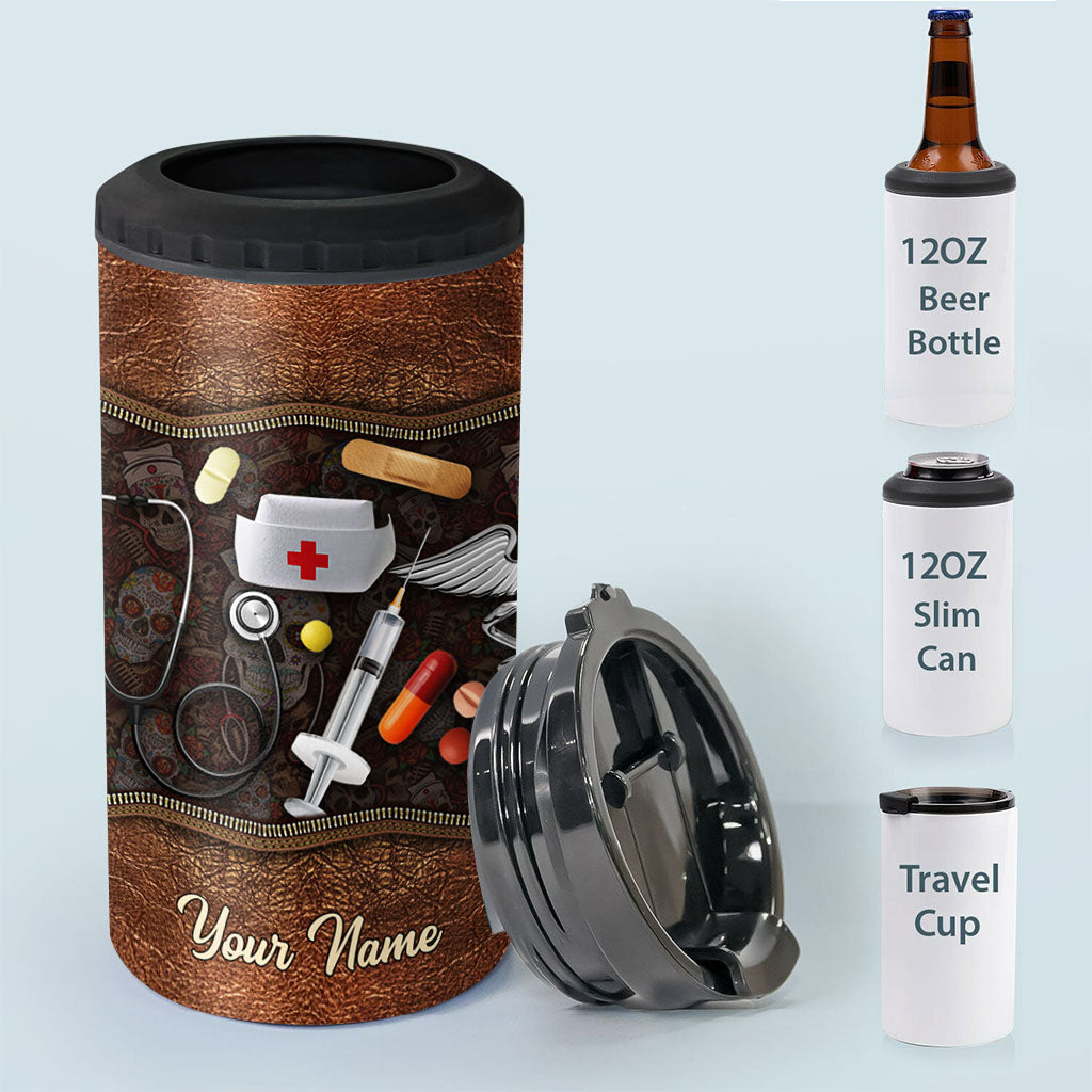Nurse Life - Personalized Nurse Can Cooler