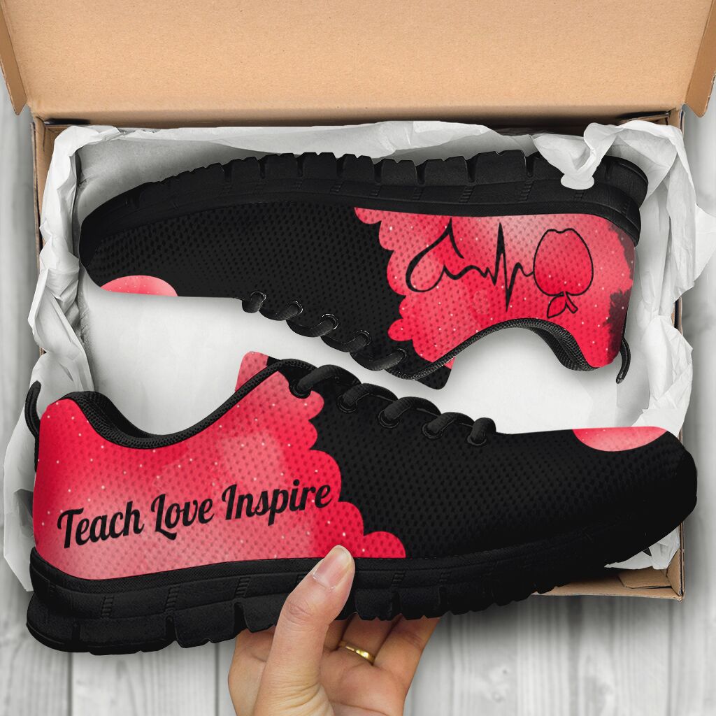 Teach Love Inspire Teacher Sneakers 0622