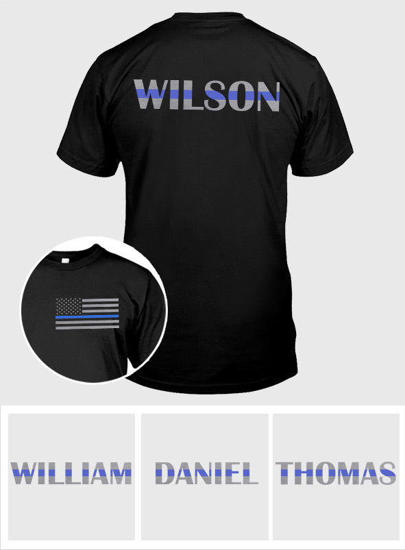 Police Officer - Personalized Police Officer T-shirt And Hoodie