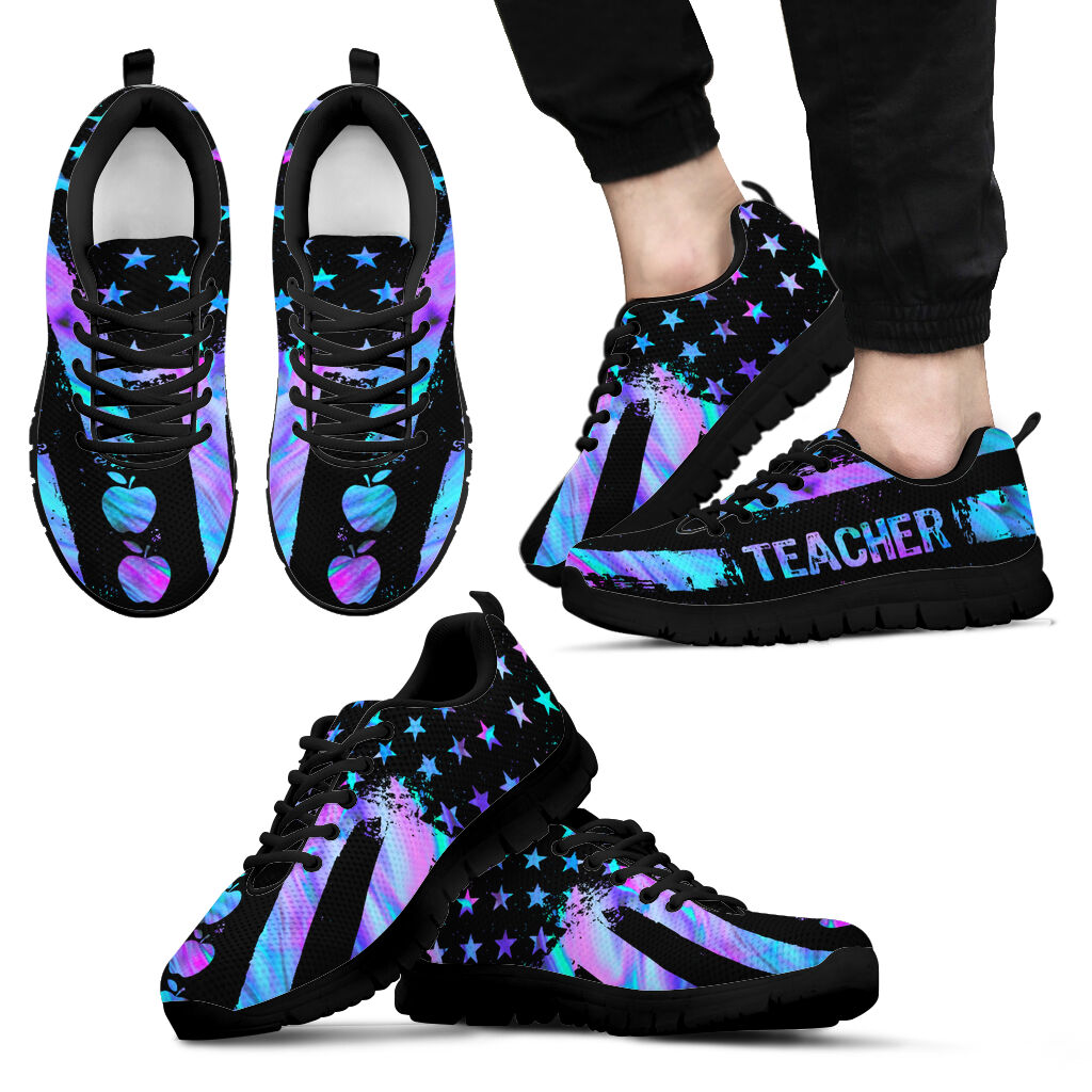Teacher American Flag Teacher Sneakers 0622