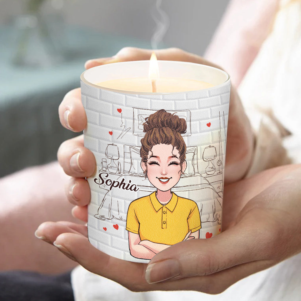 What Day Is Today - Personalized Retired Candle With Wooden Lid