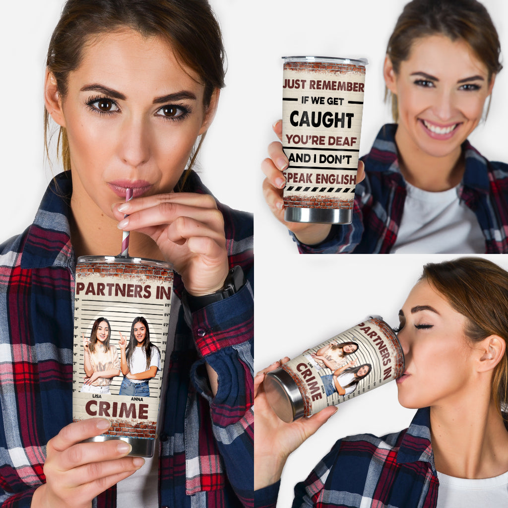 Partners In Crime - Personalized Bestie Tumbler