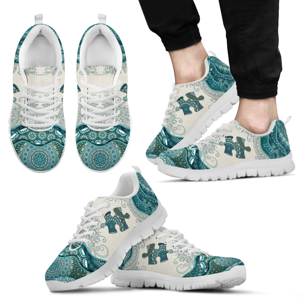 Mandala Sneaker Autism Awareness Sneakers 0622