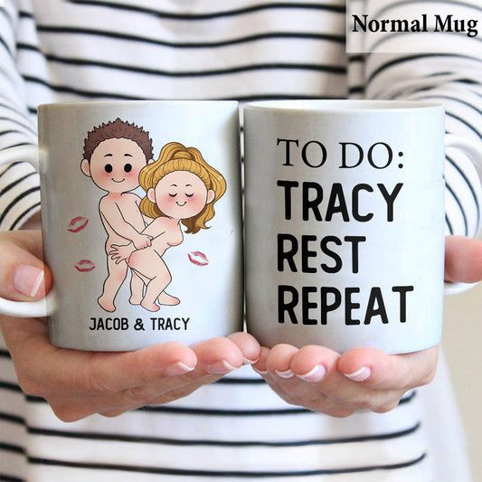 To Do List - Personalized Couple Mug