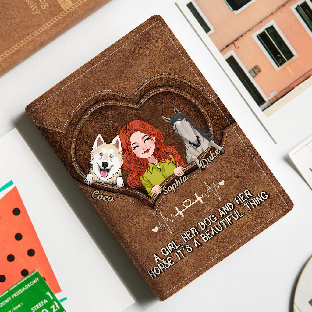 What A Beautiful Thing - Personalized Horse Passport Holder