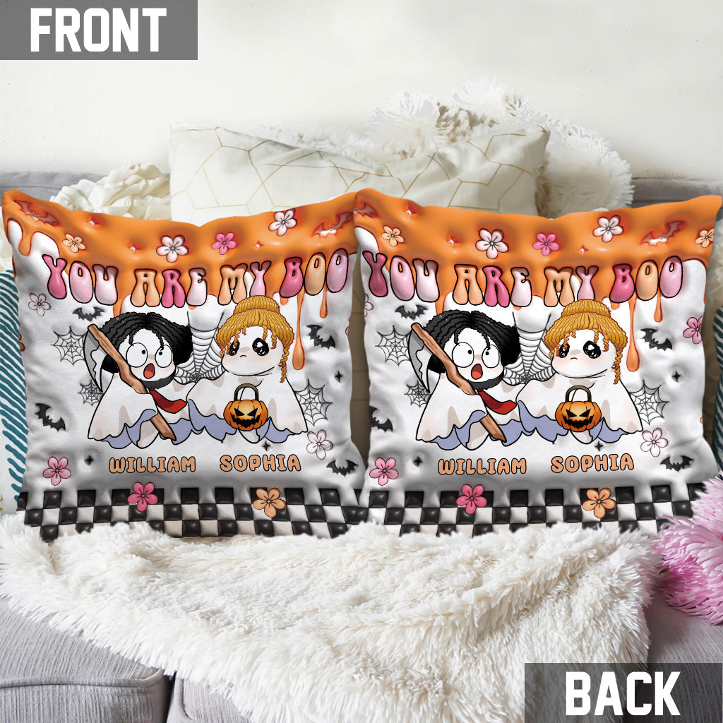 You Are My Boo - Personalized Couple Throw Pillow