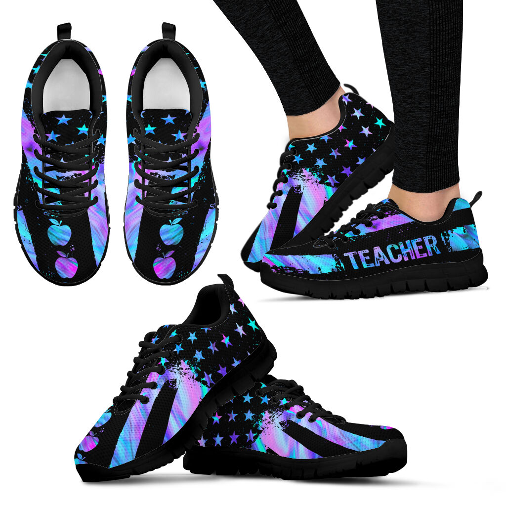 Teacher American Flag Teacher Sneakers 0622