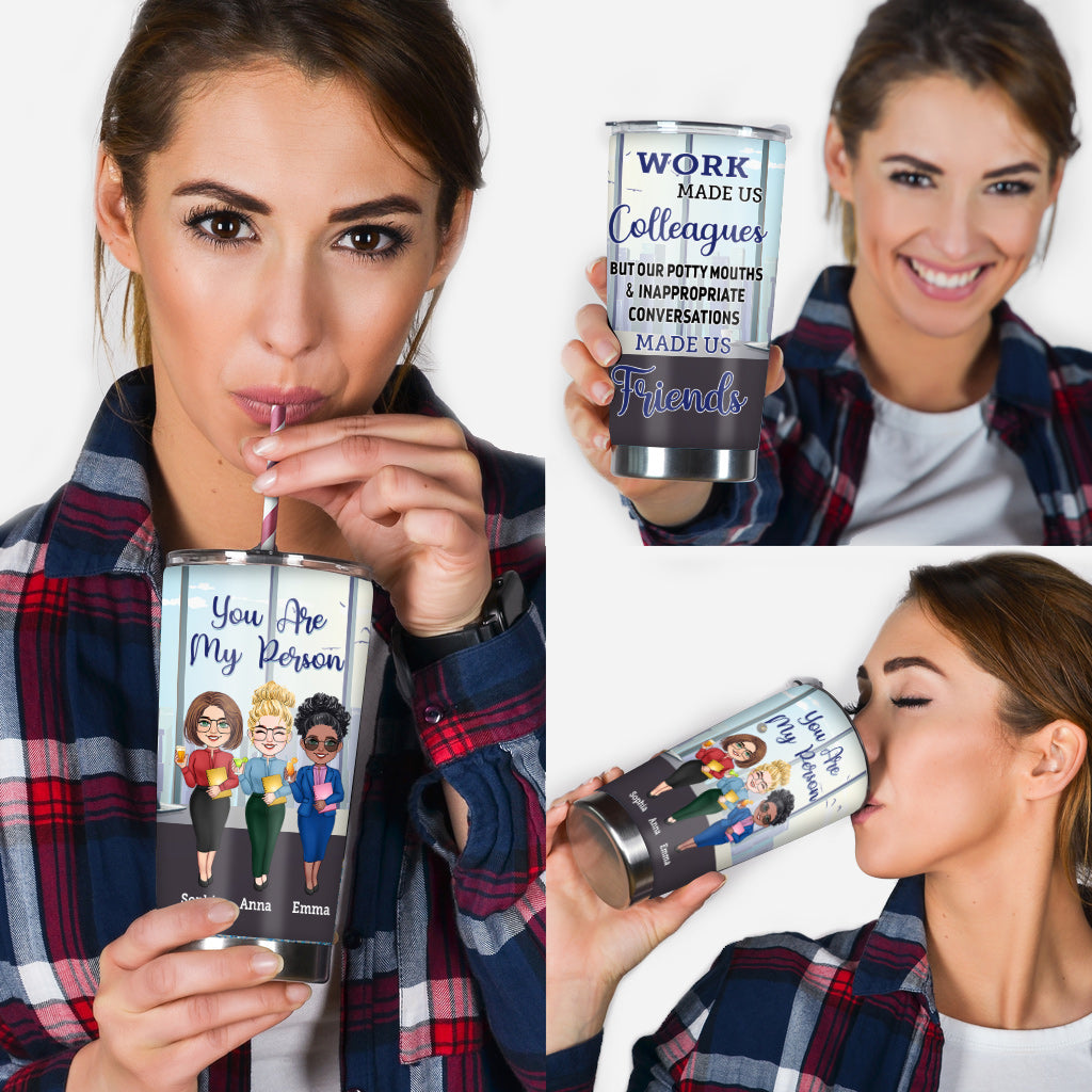 You Are My Person - Personalized Colleague Tumbler