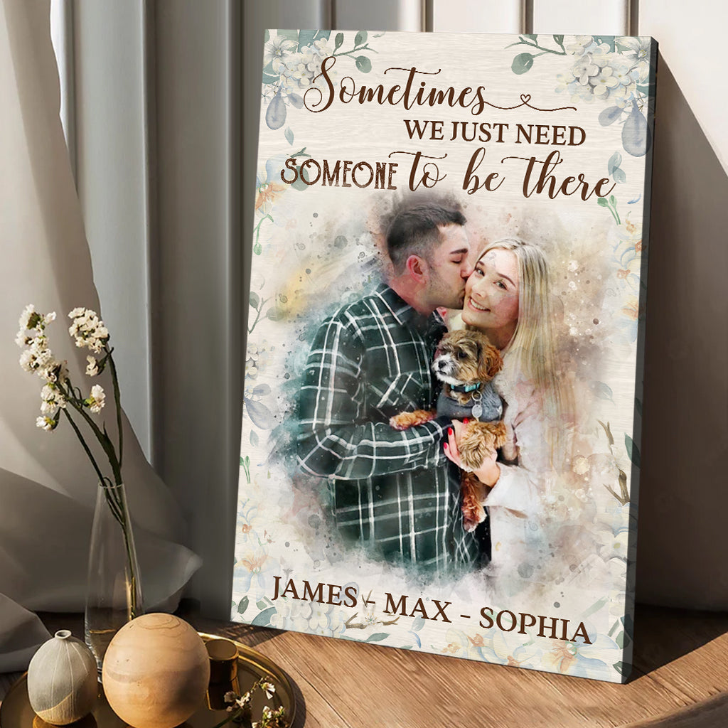 Watercolor Painting - Personalized Dog Canvas And Poster