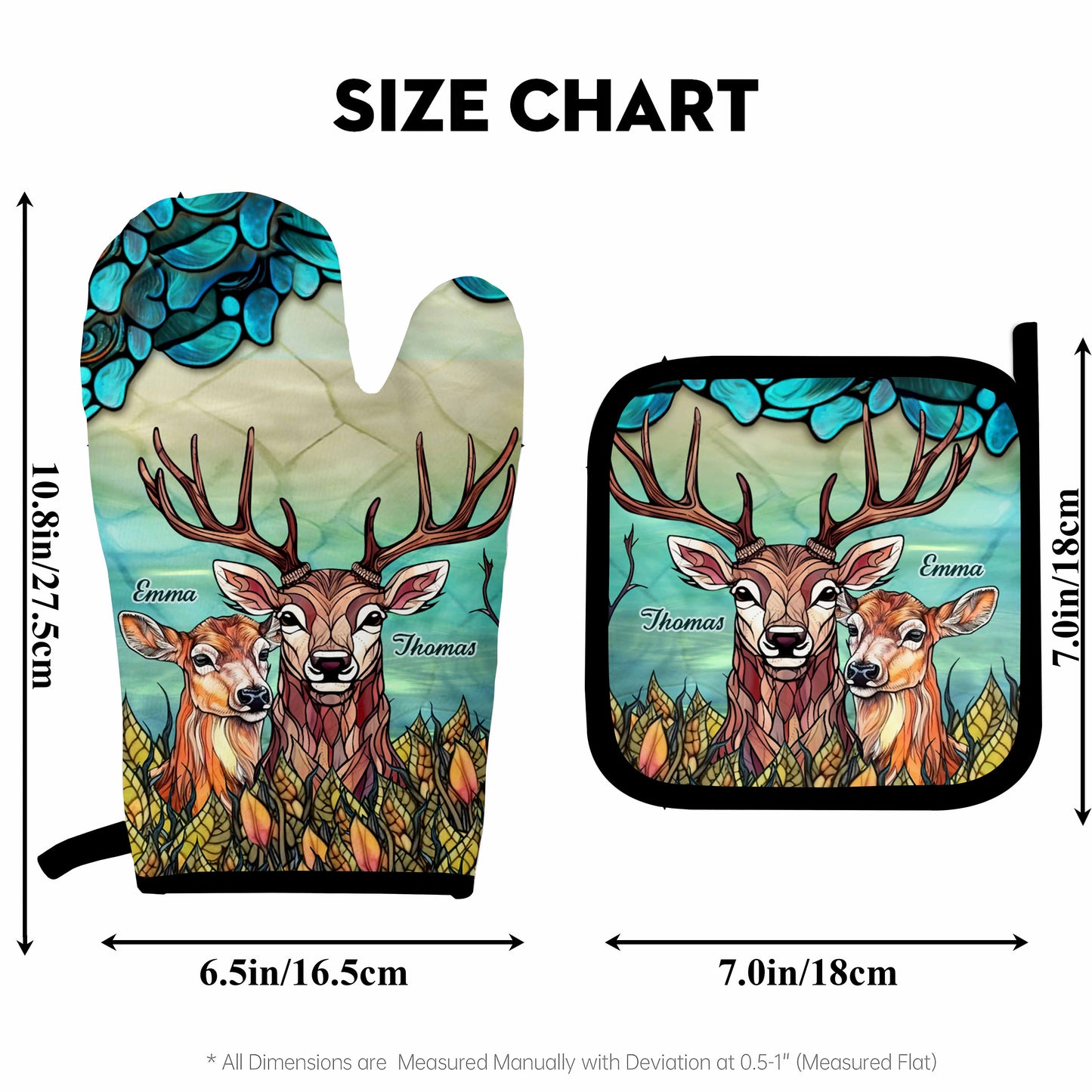 You & Me We Got This - Personalized Hunting Oven Mitts & Pot Holder Set