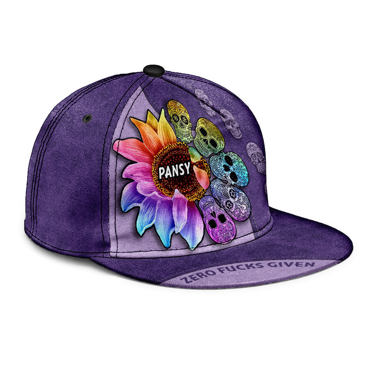 Zero F Given - Personalized Skull Snapback