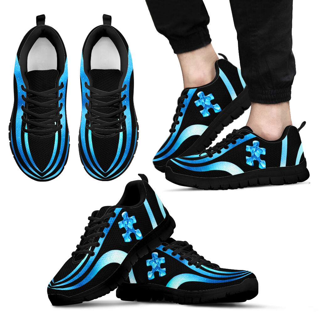 Puzzle Pieces Autism Awareness Sneakers 0622