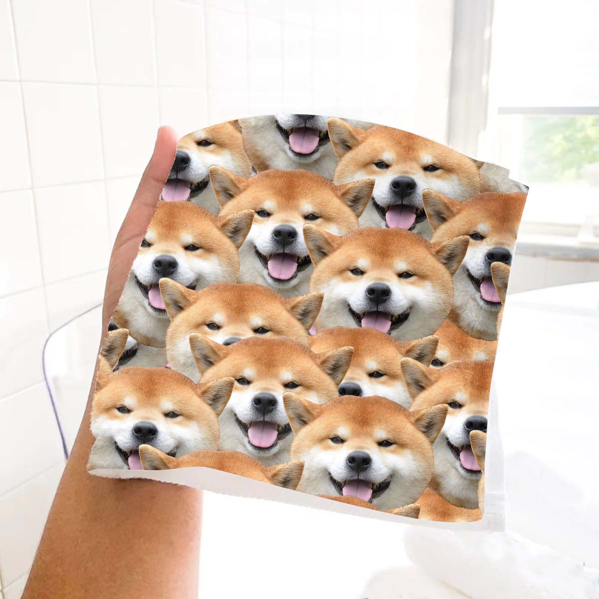Lovely Dog Cat Face Pattern - Gift for dog lovers, cat lover - Personalized Towel