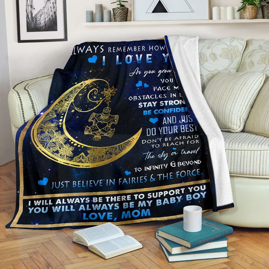 To My Son Autism Awareness Blanket 0622