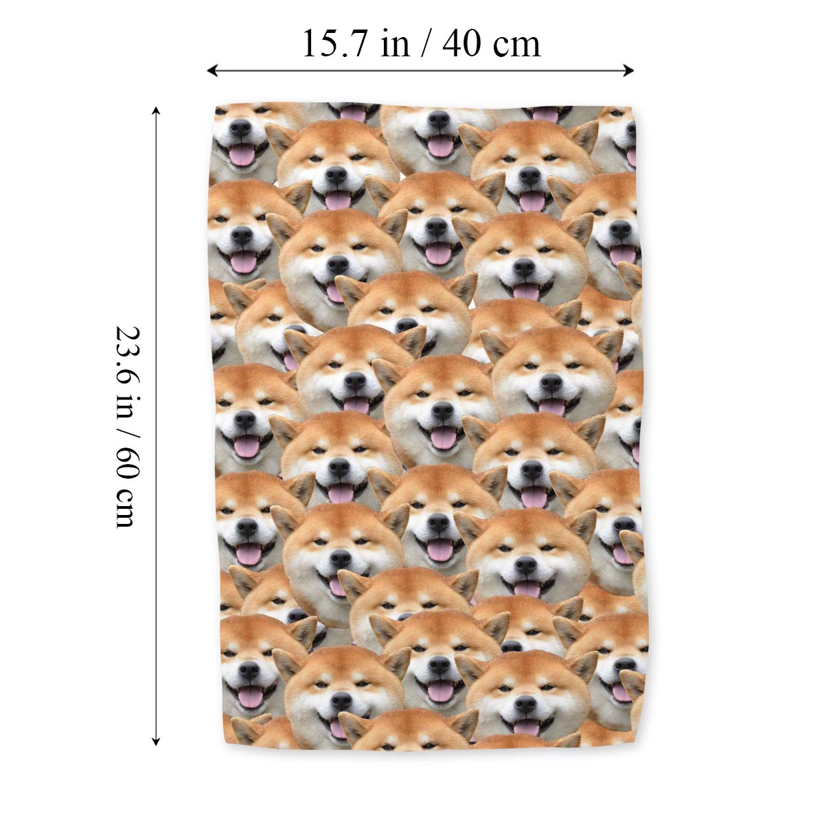 Lovely Dog Cat Face Pattern - Gift for dog lovers, cat lover - Personalized Towel