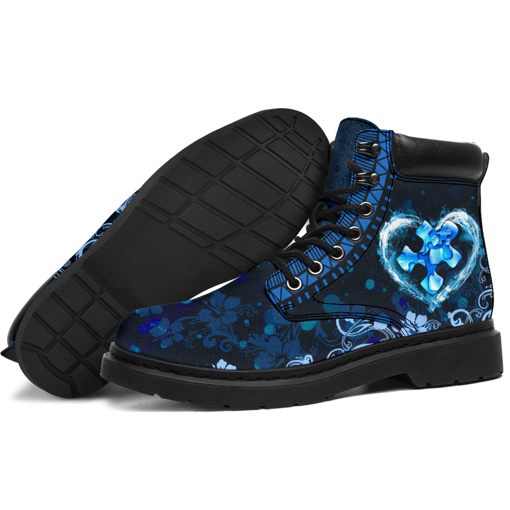 Love Someone With Autism Autism Awareness All Season Boots 0622