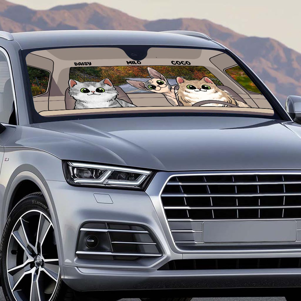 Lovely Paws - Personalized Dog Car Sunshade